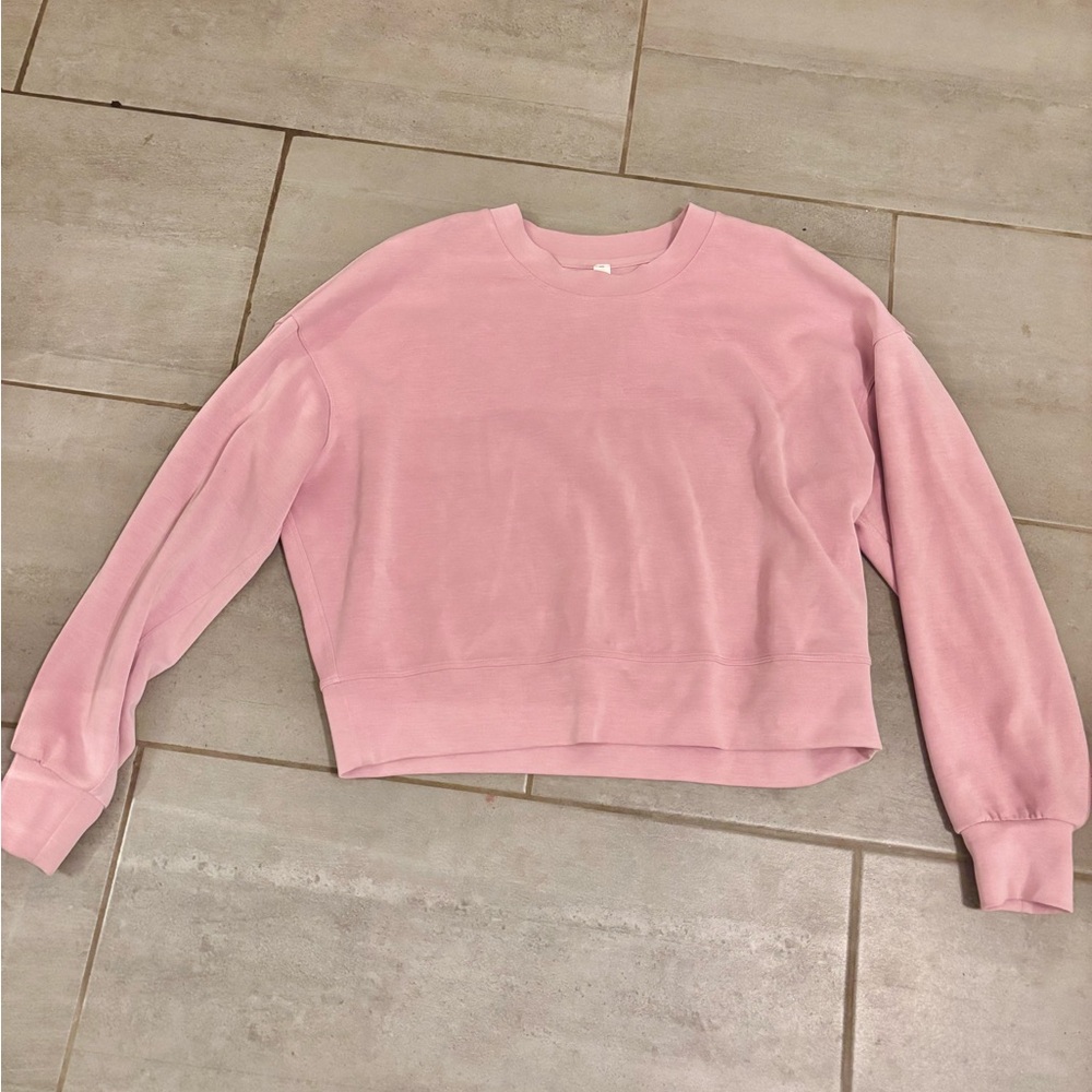 Pink Lululemon Crewneck Sweatshirt